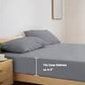 SPRINGSPIRIT 4-Piece Microfiber Sleeper Sofa Queen Sheet Set for 8-Inch Beds