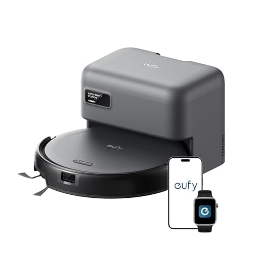 eufy C10 Robot Vacuum with 8-Week Self-Emptying Station and Carpet Detection