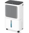 VEAGASO 34-Pint Portable Dehumidifier for 2500 Sq.Ft with Touch Display