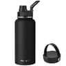 CIVAGO 32 oz Insulated Stainless Steel Water Bottle with Three Interchangeable Lids