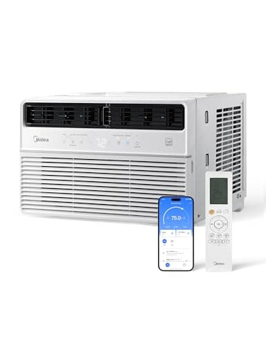 Midea 8,000 BTU Smart Inverter Window Air Conditioner with App and Alexa Support