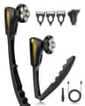 VIKICON Groomer Electric Back Shaver with 6D Floating Head and Foldable Handle Black