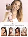 LANDOT One-Step Hair Blow Dryer Oval Brush with Titanium Barrel - 1000W