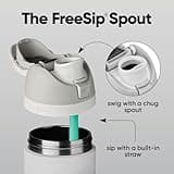 Owala FreeSip Insulated Stainless Steel Water Bottle with Dual-Drinking Spout