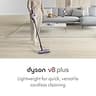 Dyson V8 Plus Cordless Stick Vacuum Cleaner with Detangling Head and 40-Min Run