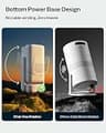 Aurzen D1 Air Smart Portable Projector, USB-C Powered, 16W Dolby Audio