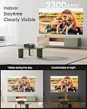 Daylight 4K Ultra HD Smart Projector with 2300 High ANSI Brightness