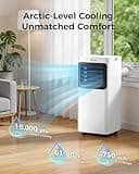 SNOCOD Smart 5-in-1 Portable Air Conditioner for Large Rooms, 16000 BTU