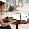 APILDELLA 14-Inch Full HD HDR Dual Laptop Screen Extender With Speakers