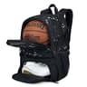 GRANDUP 28L Basketball Backpack with Bungee System & Dedicated Ball Pocket