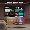 Sovboi Smart Movie Projector with Built-in Google TV, WiFi 6, 180° Stand