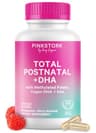 Pink Stork Total Postnatal Multivitamin with Algal DHA & Gentle Iron