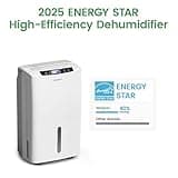 Waykar 34-Pint Energy Star Dehumidifier with Continuous Drainage System