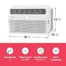 Frigidaire 8,000 BTU Smart Window Air Conditioner with Eco Mode and Wi-Fi Control