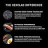 HexClad Hybrid 6-Piece Frying Pan Set with Tempered Glass Lids and Steel Handles