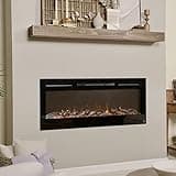 Touchstone Sideline 50-Inch Smart In-Wall Recessed Electric Fireplace Insert