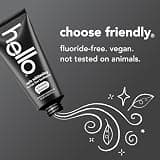 Hello Epic Whitening Charcoal Fluoride-Free Toothpaste, Fresh Mint, 4 oz