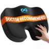 Everlasting Comfort Doctor Recommended Breathable Memory Foam Tailbone Seat Cushion