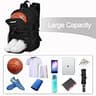 LARIPOP 30L Waterproof Basketball Backpack with Oversized Shoe Compartment