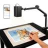 5G WiFi Art Projector with App-Free Web Control and Stable Downward Projection Stand