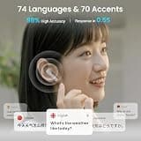 Wooask A8 Independent Wireless Translation Earbuds with Smart Touchscreen Case