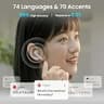 Wooask A8 Independent Wireless Translation Earbuds with Smart Touchscreen Case