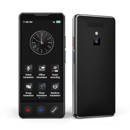 FICALLO A20 AI Language Translator Handheld Device with 5-Inch Touchscreen