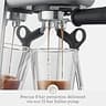 Breville Bambino Compact Espresso Machine with 15-Bar Pump and Manual Steam Wand