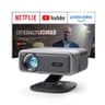 AuKing H10 4K Smart Video Projector with Built-in WiFi and Bluetooth