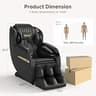 Real Relax Upgraded 2D SL-Track Full Body Zero Gravity Massage Chair with Heat