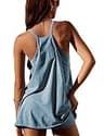 Lentta Athletic Sleeveless Mini Sundress with Built-in Shorts & Pockets