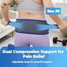 MALT GOODS Widened 5.9-Inch SI Joint Pelvic Belt with 3D Massage Pads