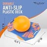 Flybar Pogo Trick Ball Active Bounce Board Toy with Air Inflation Pump