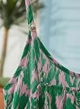 Dokotoo Casual Floral Print Spaghetti Strap Midi Sundress with V-Neck Design