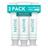 Native Fluoride-Free Whitening Toothpaste, Wild Mint & Peppermint, 3-Pack