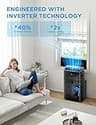 Midea Duo 14,000 BTU Smart Inverter Portable Air Conditioner with Dual Hose