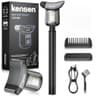 Kensen Men's Electric Back Hair Trimmer with 2-in-1 Dual Blade Telescopic Handle