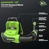 Greenworks 40V Dual Port Cordless Brushless Backpack Leaf Blower with Batteries