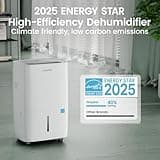 Waykar 120-Pint Energy Star Dehumidifier for Large Basements and Homes