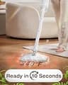 LABIGO 10-in-1 Multi-Surface Steam Mop with Detachable Handheld Steamer