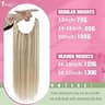 YoungSee 18-Inch Halo Wire Hair Extension Real Human Hair Dirty Blonde