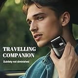 Tulzim Cordless Foil Electric Shaver with 100-Min Runtime & USB-C Fast Charging