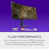 Alienware AW3425DWM 34-Inch WQHD QD-OLED 180Hz 1ms Curved Gaming Monitor