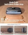 eufy Robot Vacuum E25 Mop Combo with HydroJet Roller and AI.See Navigation