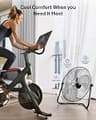 iLIVING 20-Inch Heavy-Duty Floor & Wall Mount Industrial Fan, 5750 CFM