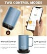 Kepwam T1 Self-Heating Smart Coffee Mug with App and Touch Control (16 Ounces)