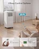 EUHOMY 4-in-1 Portable Air Conditioner with Dehumidifier Mode, 8000 BTU