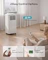 EUHOMY 4-in-1 Portable Air Conditioner with Dehumidifier Mode, 8000 BTU