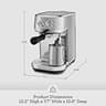 Breville Bambino Plus Compact Espresso Machine with Automatic Steam Wand BES500