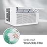 LG 8,000 BTU 115V Window Air Conditioner with Electronic Controls and Remote Device